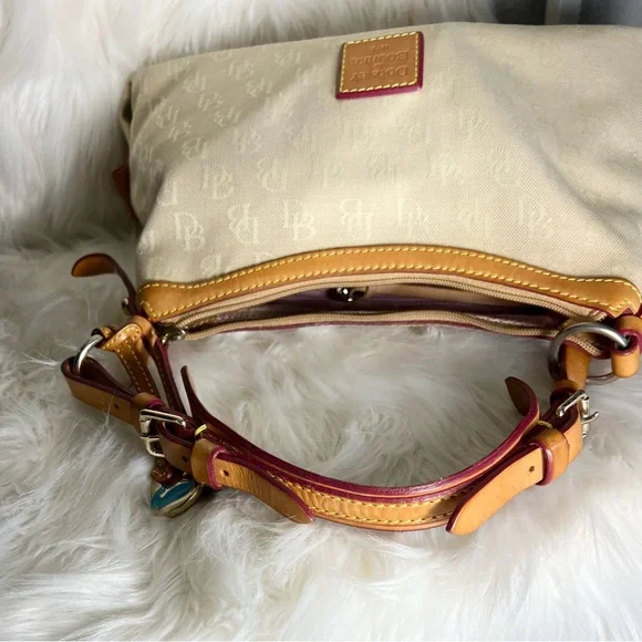 Dooney & Bourke Tan and Brown Shoulder Bag - Picture 12 of 12